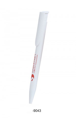 sp plastic pen with colour white